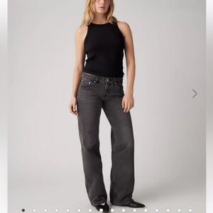 Levi's Low Loose Black Jeans